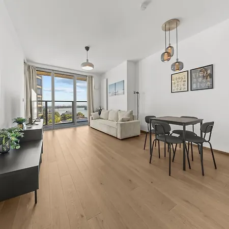 公寓 Eurovea Tower - The First Skyscraper In Slovakia 布拉迪斯拉发